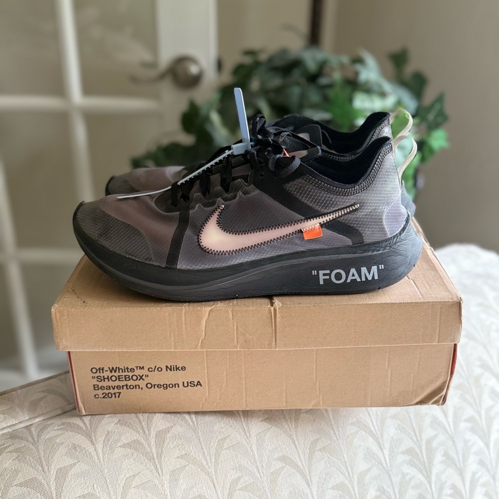 Nike Zoom Fly Off-White (Black silver)